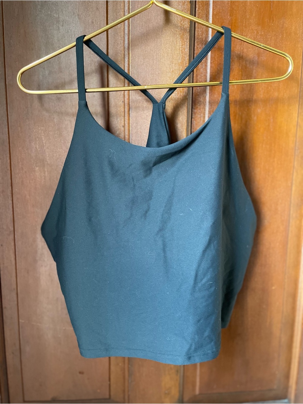 Old Navy active women's XXL black athletic built in bra tank top